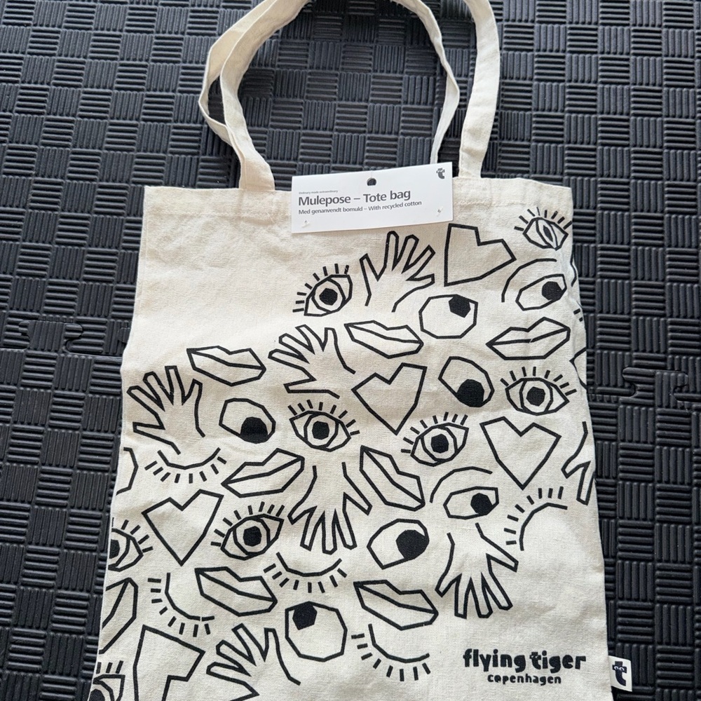 Cream Tote Bag